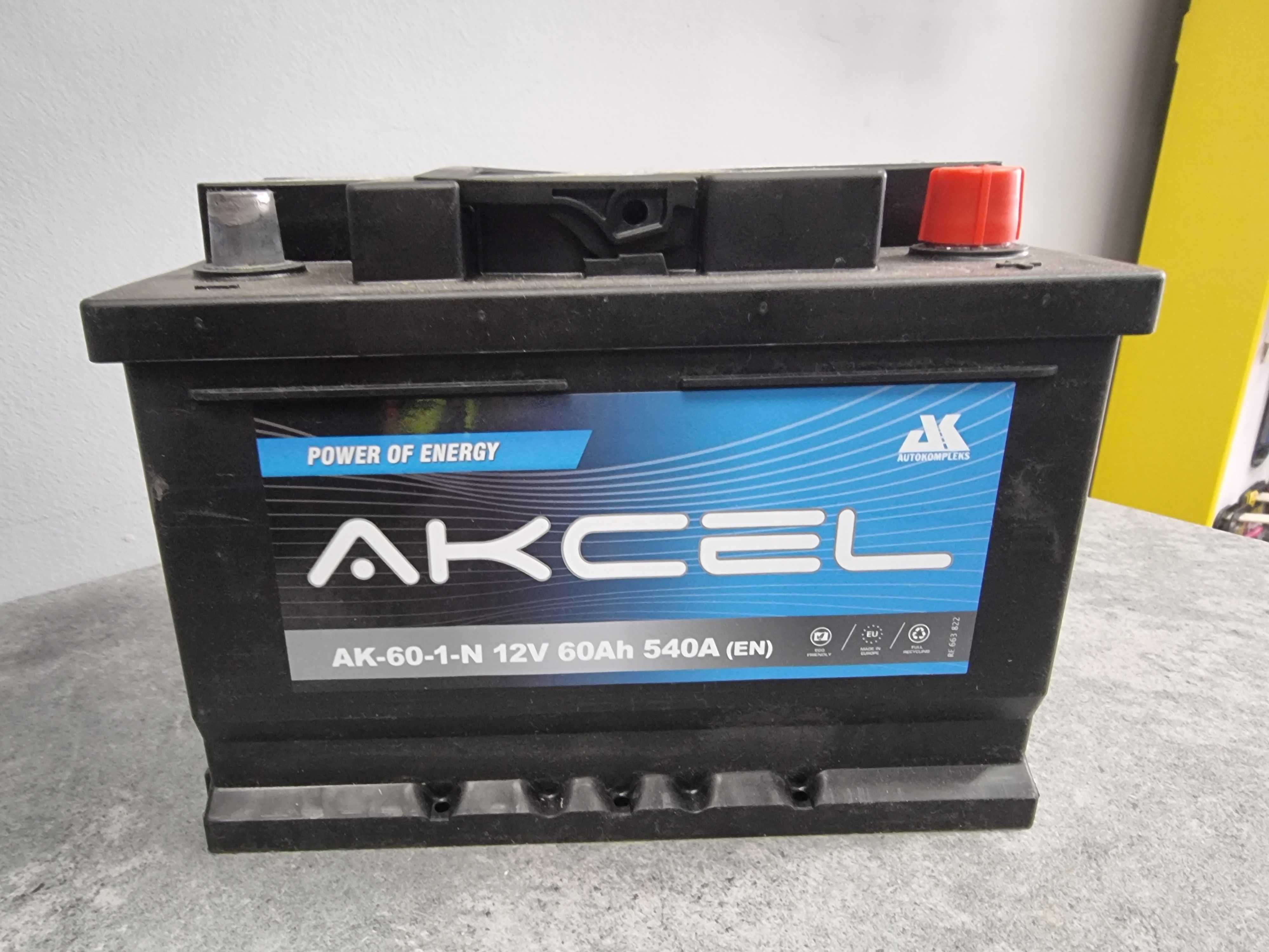 Akumulator AKCEL VARTA 60AH 540A 12V P+ Żary Żagań