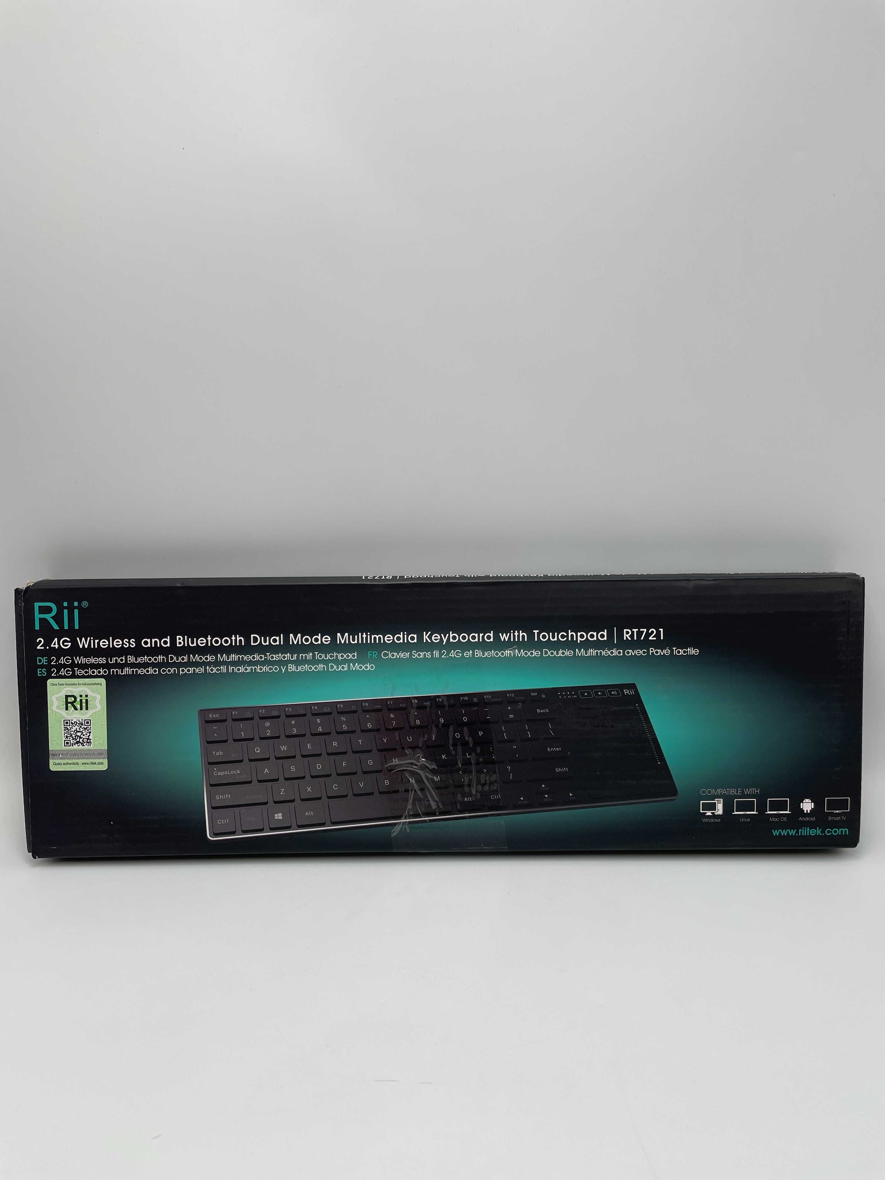 Bezprzewodowa klawiatura bluetooth z touchpad RII K22
