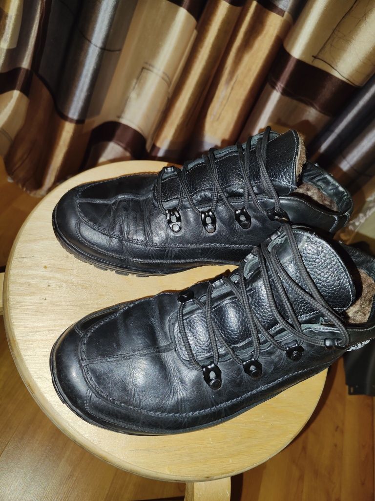 Кожаные зимние ботинки Bistfor 42-43р