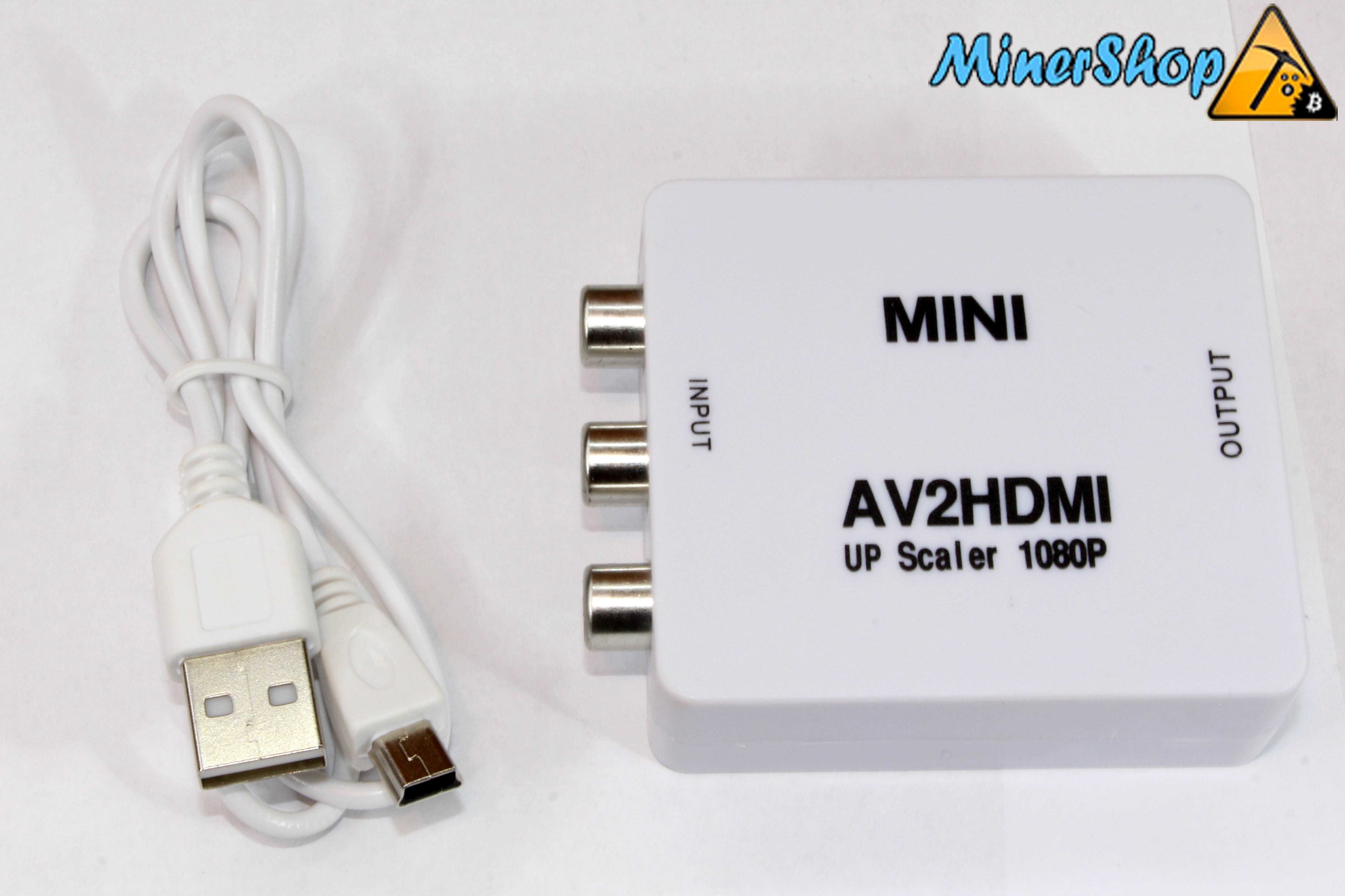 Преобразователь  AV2HDMI , VGA to HDMI