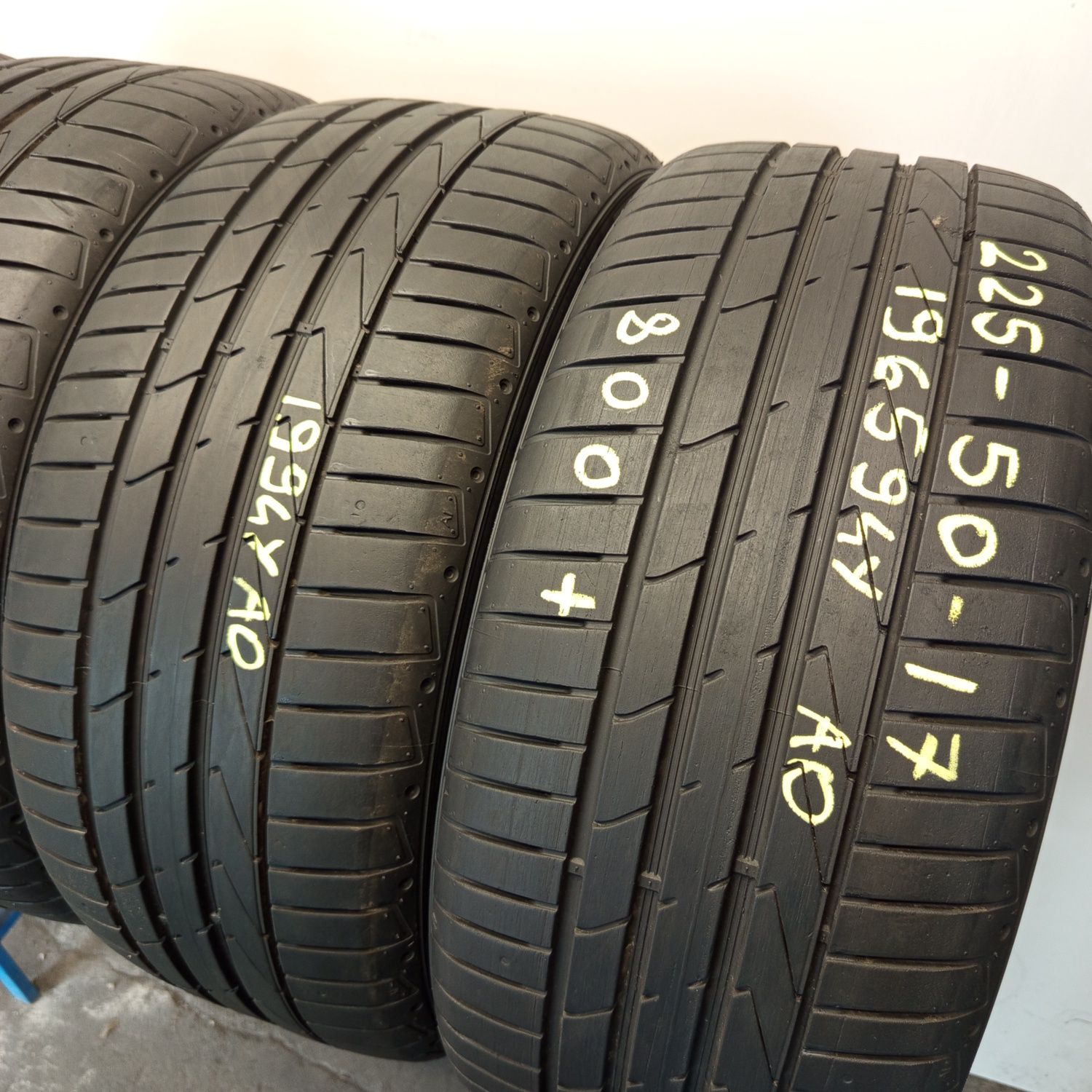 4x 225/50r17 Hankook Ventus S1 evo2
