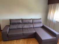 Sofa castanho novo