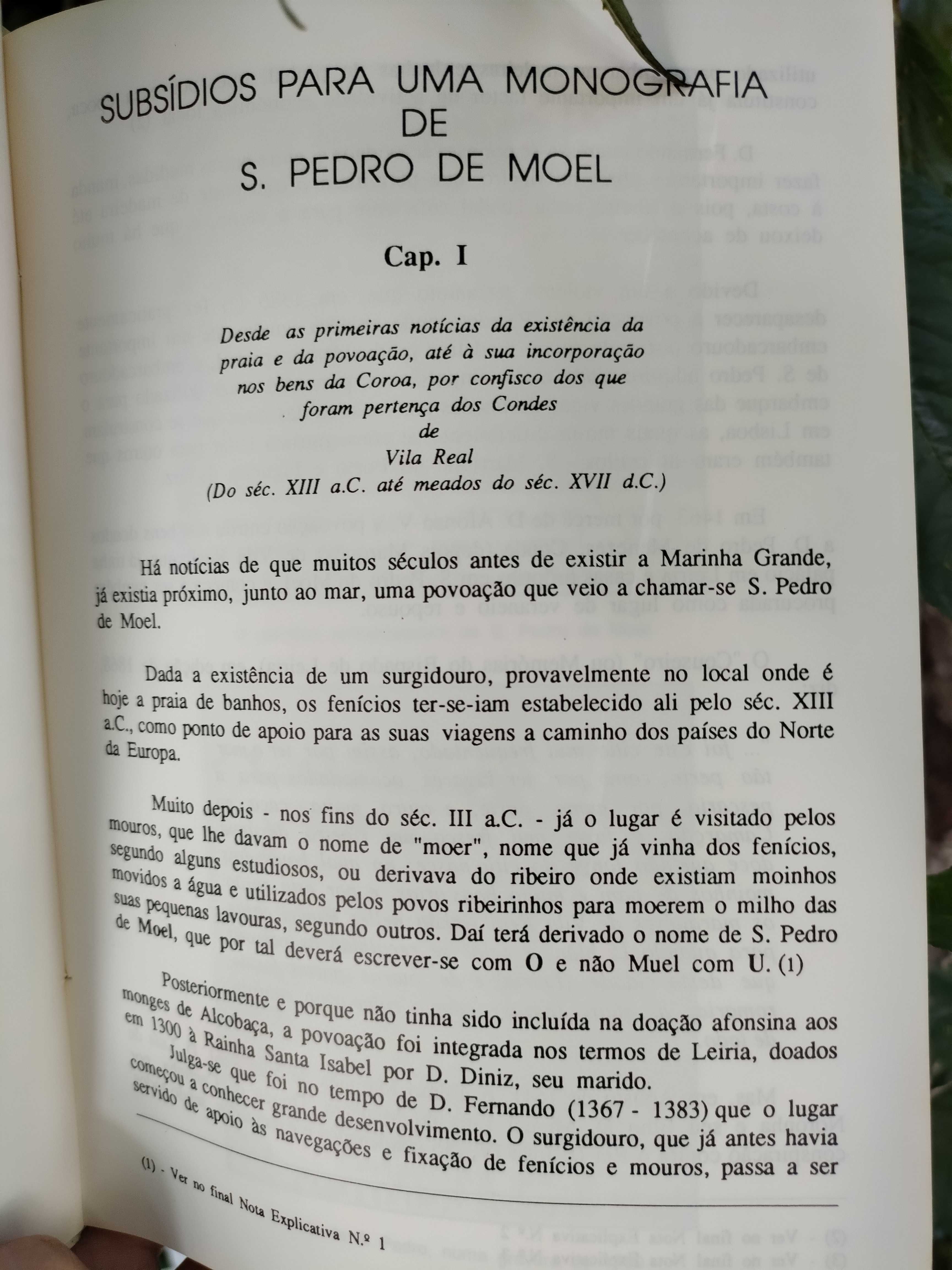 Subsídios para uma Monografia de São Pedro de Moel (Artur de Barros)