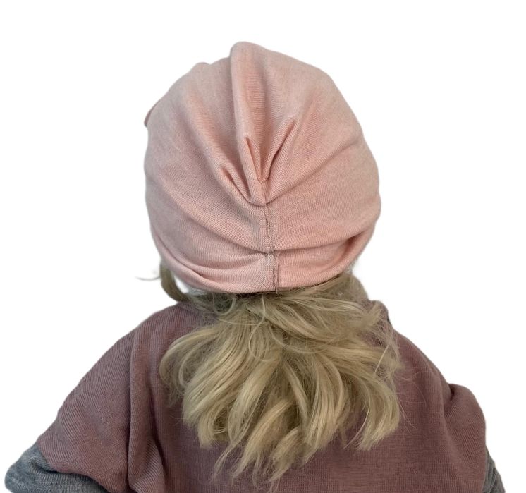 Czapka turban wełniana dwuwarstwowa 100% wełna merino wool