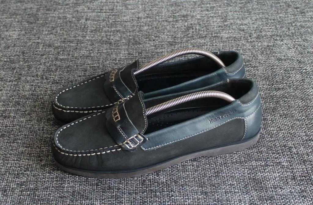 Мокасини топсайдери лофери Hush Puppies Оригінал Нат нубук+шкіра 44.5р