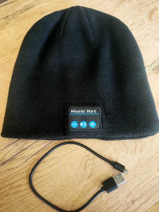 Zimowa czapka muzyczna Bluetooth