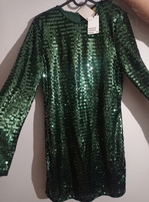 Sukienka z cekinami H&M
