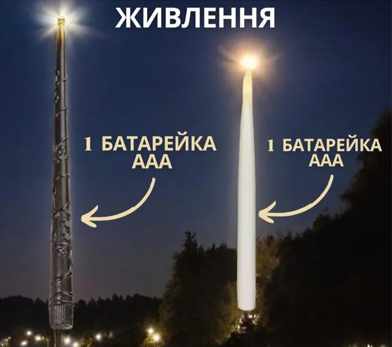 Парячі світлодіодні свічки з пультом - чарівною паличкою Гаррі Поттер