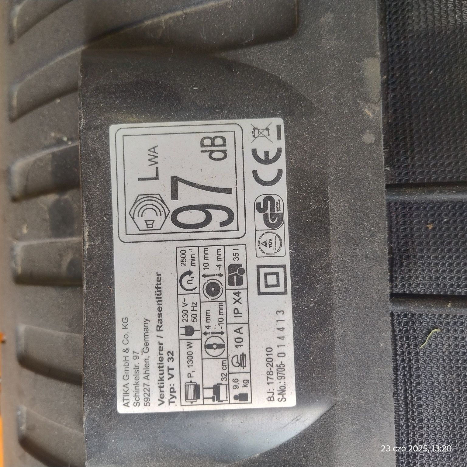Sprzedam aerator Atika VT32