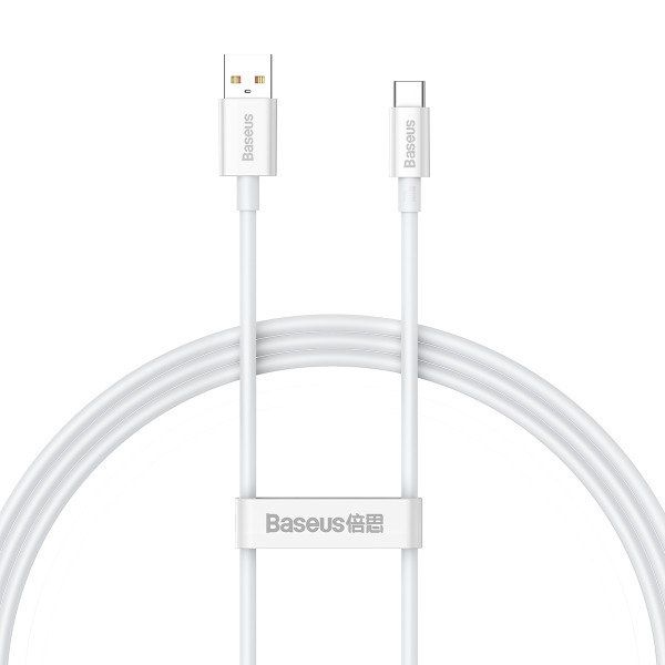 Кабель з чіпом Baseus 100W USB to Type-C 100см