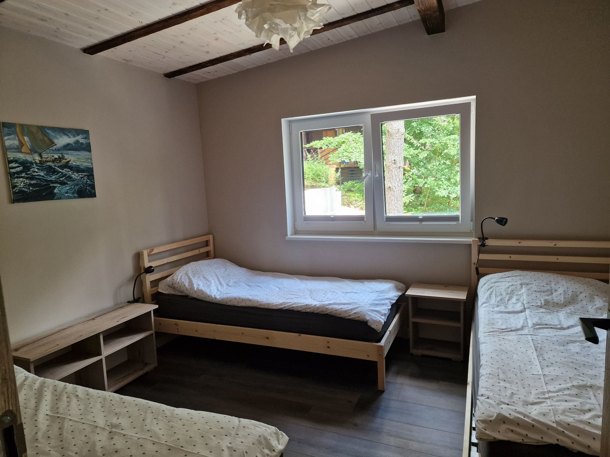 Wynajem apartament nad jeziorem Skarszewy Borówno pokoje mieszkanie