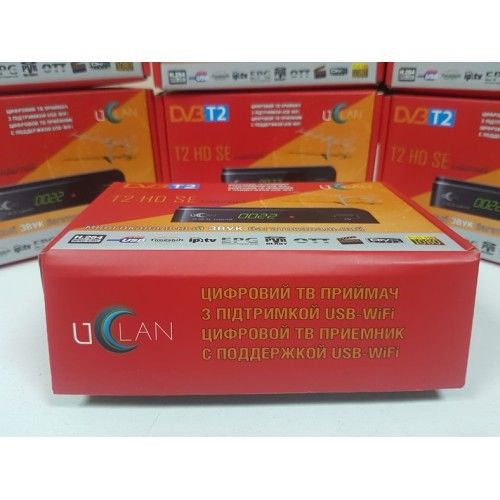 Новый Uclan T2 HD SE DVB-T2 эфирный тюнер Т2 приемник приставка