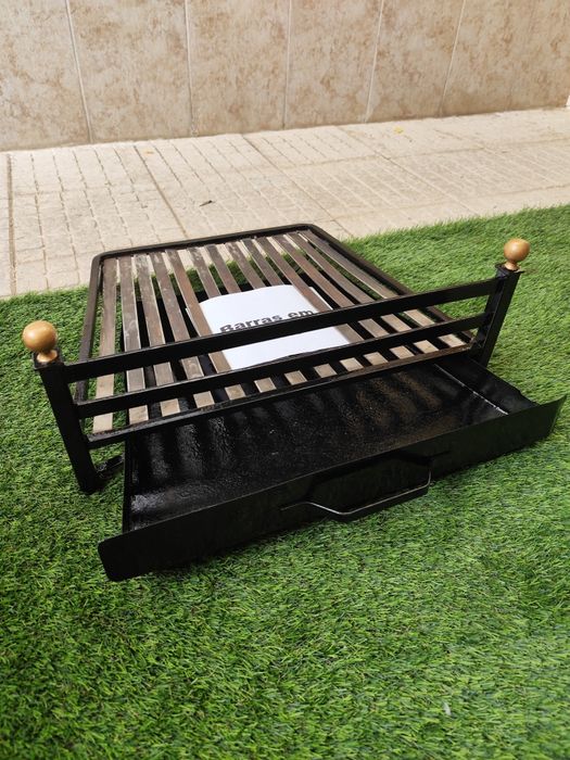 Base e proteção para lareira