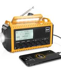 Przenośne radio solarne DAB+/DAB/FM z baterią 5000 mAh