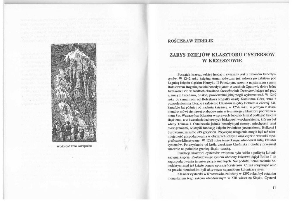 Krzeszów, Klasztor nad Zadrną, red. Julian Janczak