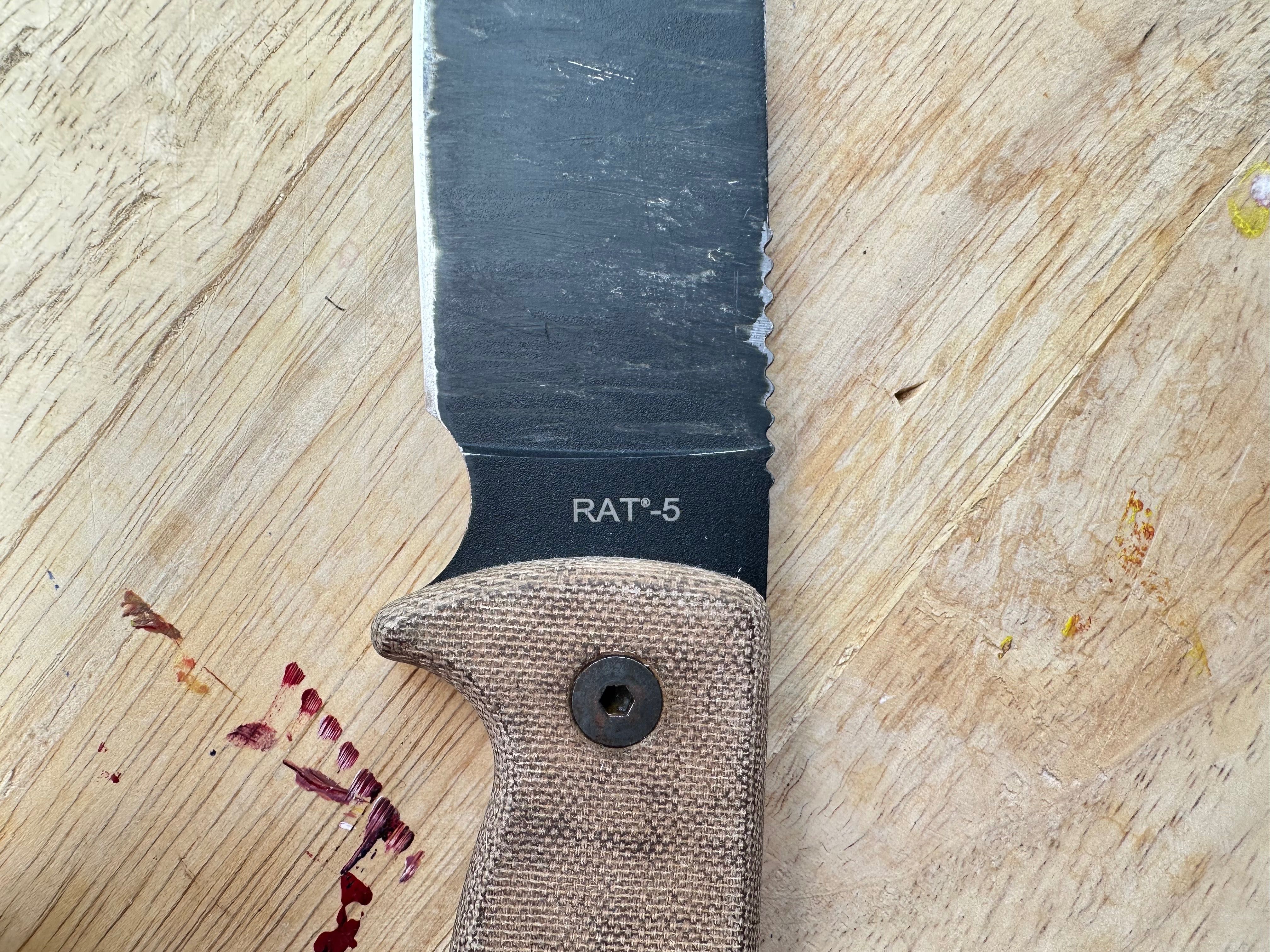 Nóż OKC RAT-5 Micarta