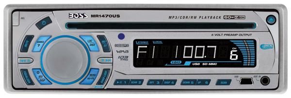 Морская Магнитола BOSS Audio Marine MR1470UW / MR1470US