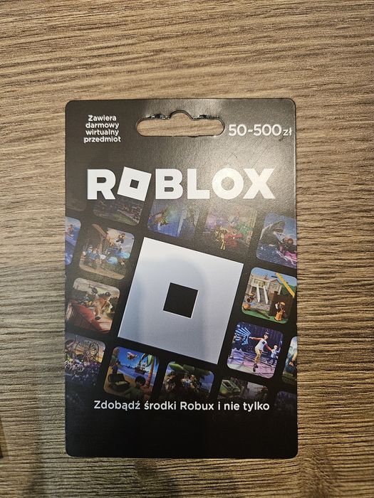 Karta ROBLOX doładowana na 100 zł