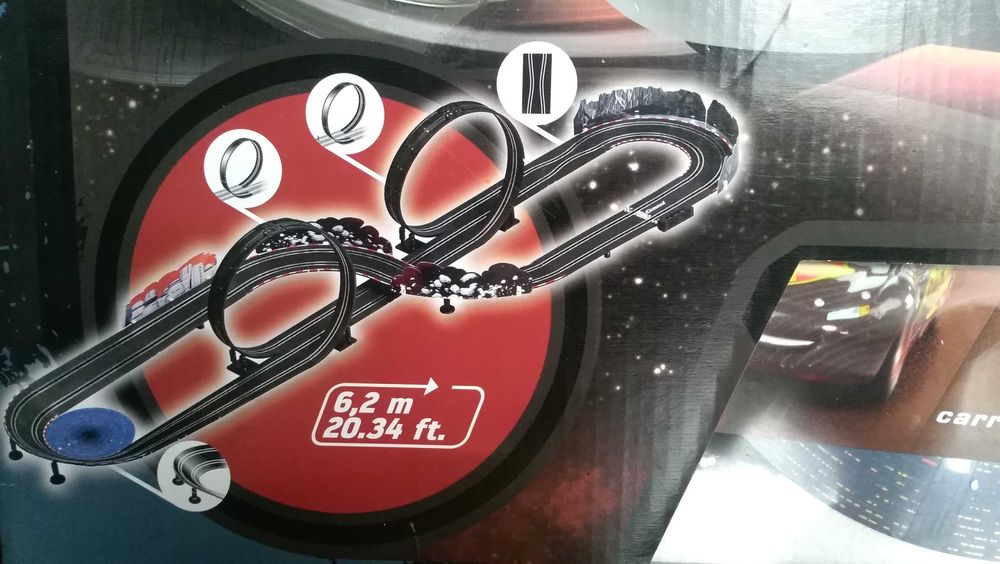 трековая большая скоростная дорога Pista Carrera Go!!! Star Wars