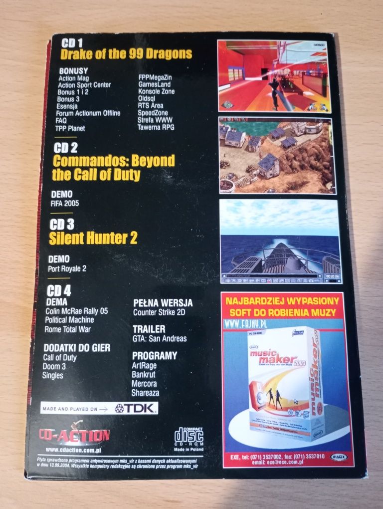 Commandos : BTCOD , Drake of 99 Dragons 4CD/PC