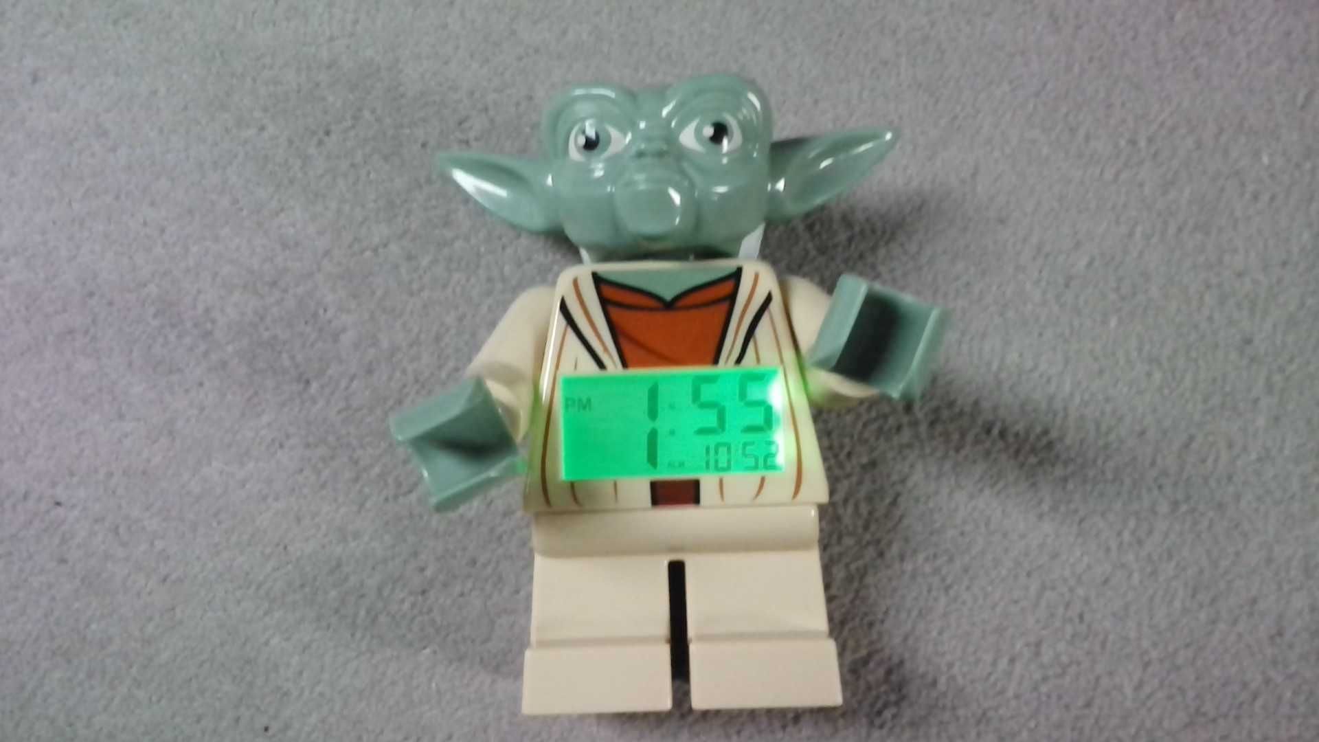 Lego Star Wars Yoda zegarek-budzik