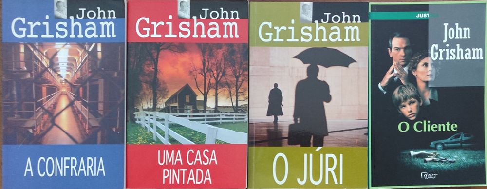 4 Romances de John Grisham (preço unitário)