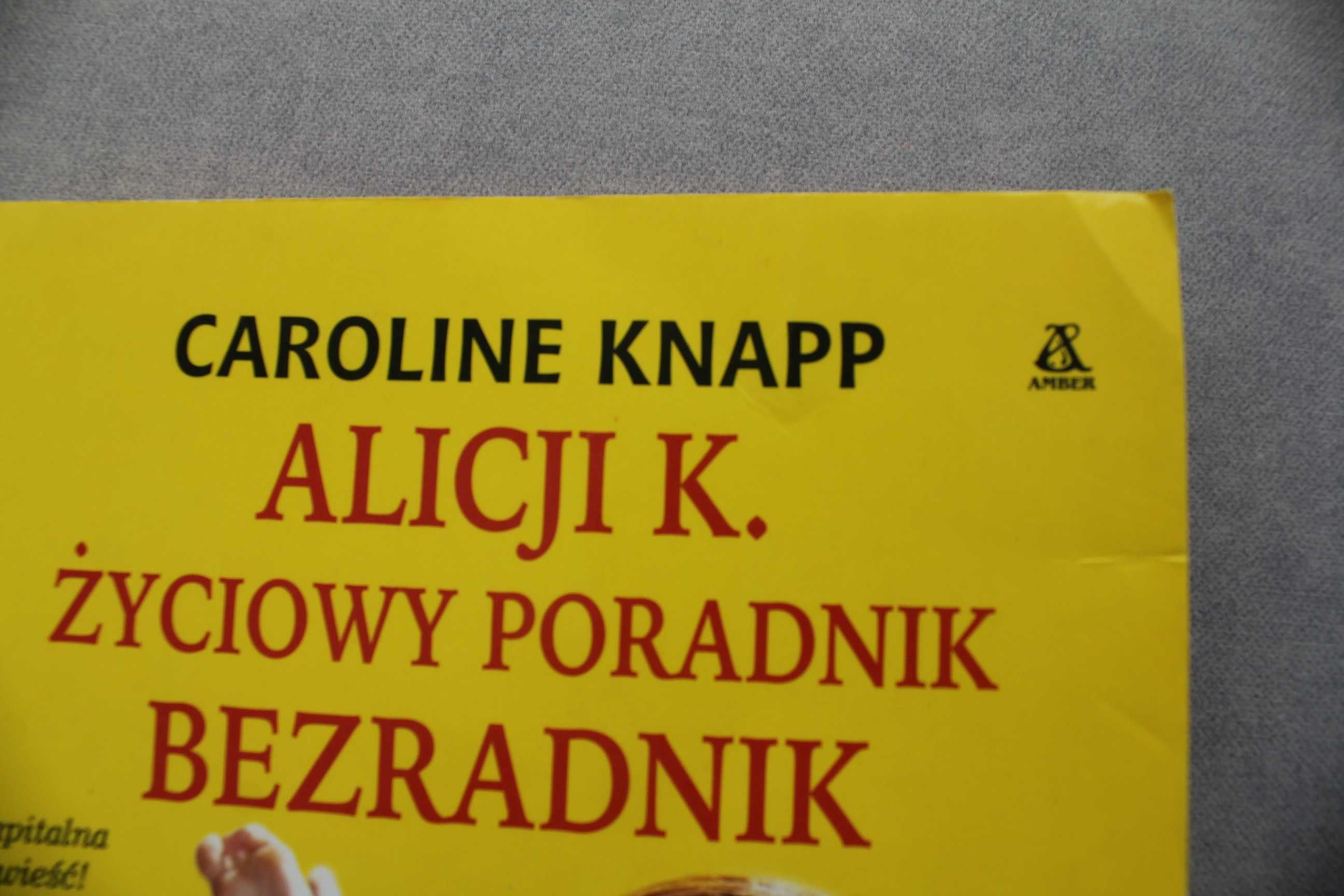 Alicji K. Życiowy poradnik bezradnik Caroline Knapp Wyd. Amber 2001