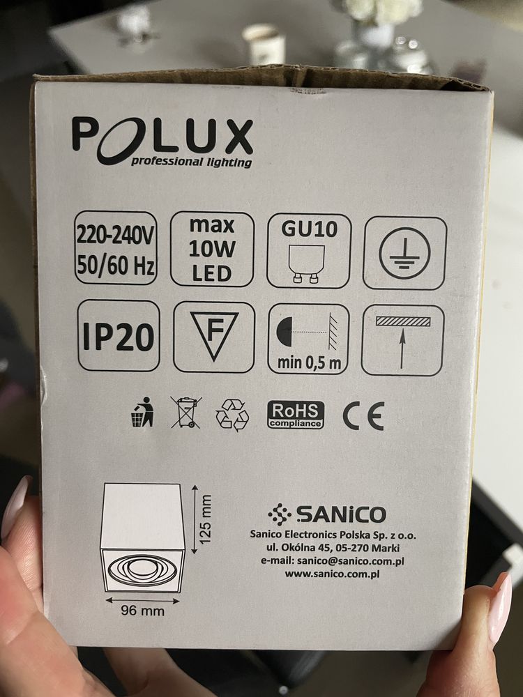 Jak Nowa oprawa sufitowa lampa punktowa tuby led czarne 5 szt. Polux