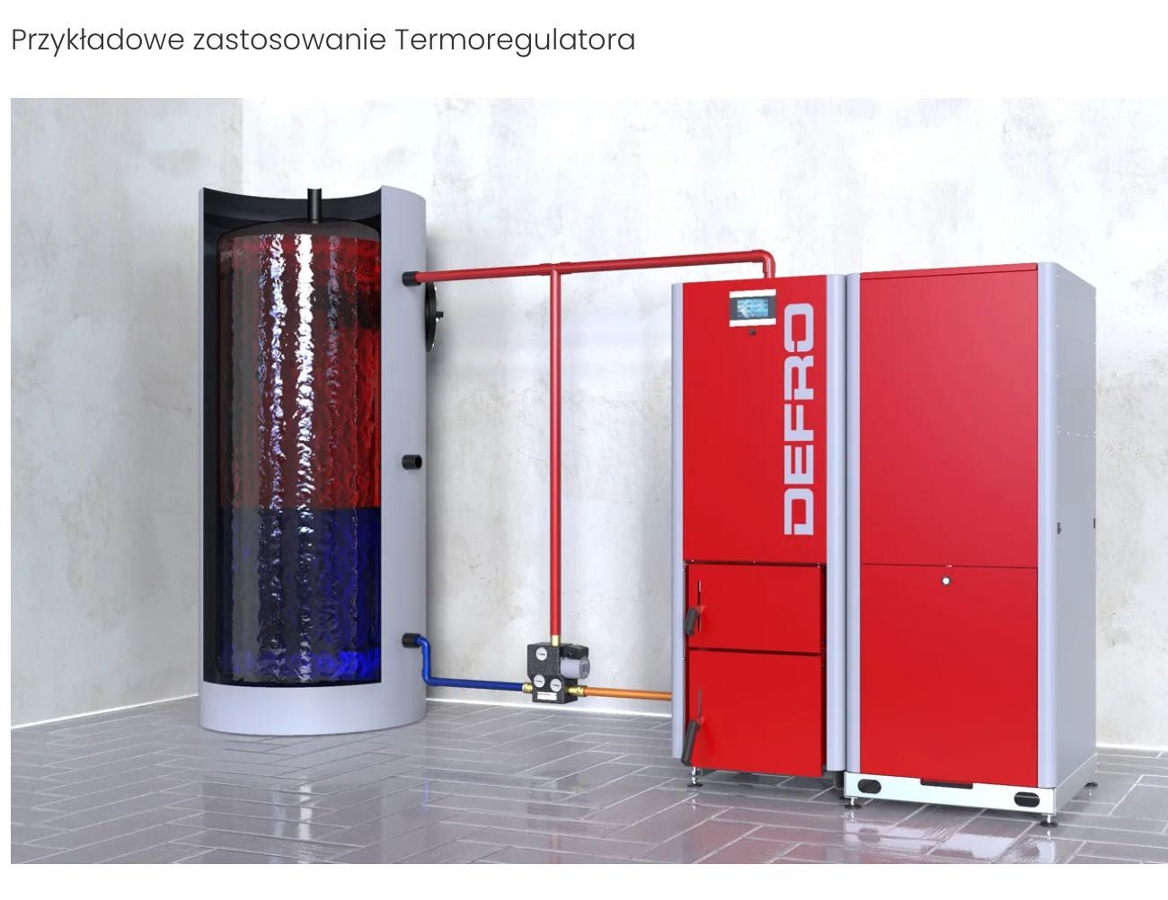 DEFRO termoregulator laddomat 72 Basic dla kotłów o mocy do 45 kW