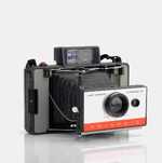 Vintage Polaroid 104 Instant Pack Film Land Camera And Flashgun