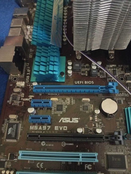 Комплект AM3+_ Asus M5A97 EVO_FX6300_DDR3 16gb_CNPS10X