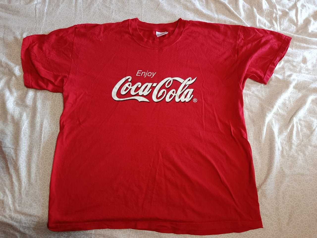 Футболка червона Enjoy Coca-Cola Classic, розмір XL