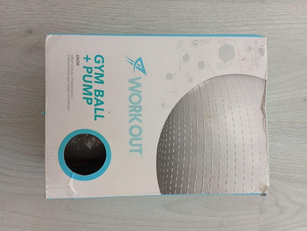 Bola de Ginástica 65cm + Bomba | Nova e Embalada