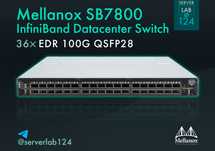 Комутатор Mellanox SB7800 InfiniBand | 36 * 100G EDR QSFP28