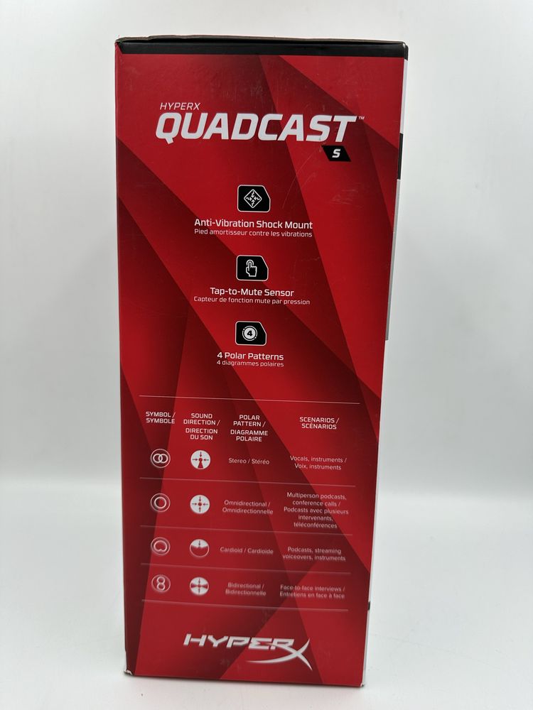 Mikrofon HyperX QuadCast S dla graczy i streamerów