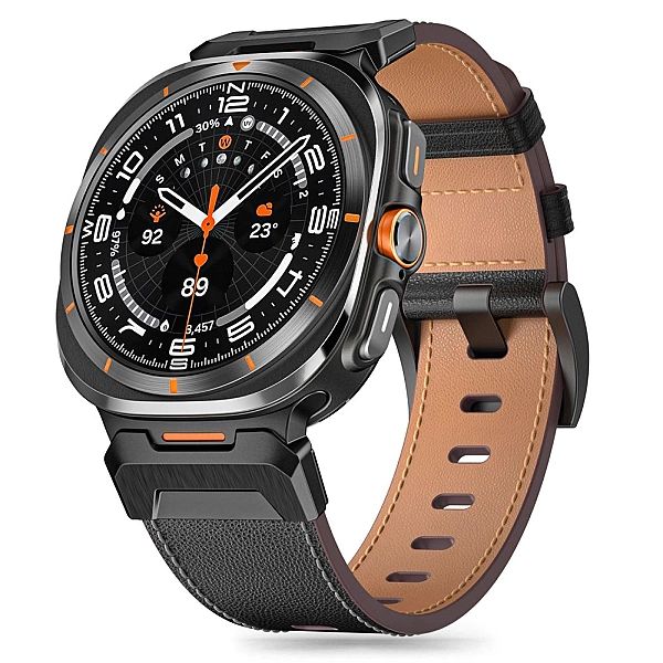 Tech-Protect Delta Pro Samsung Galaxy Watch Ultra (47 Mm) Leather Blac