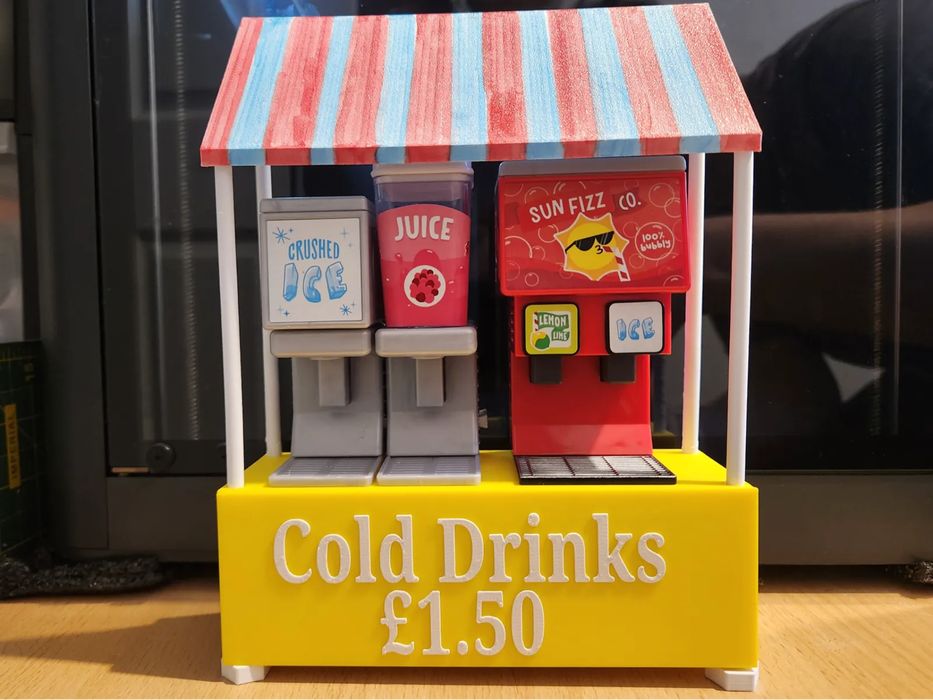 Quiosque de Brinquedo com Sinal Personalizável