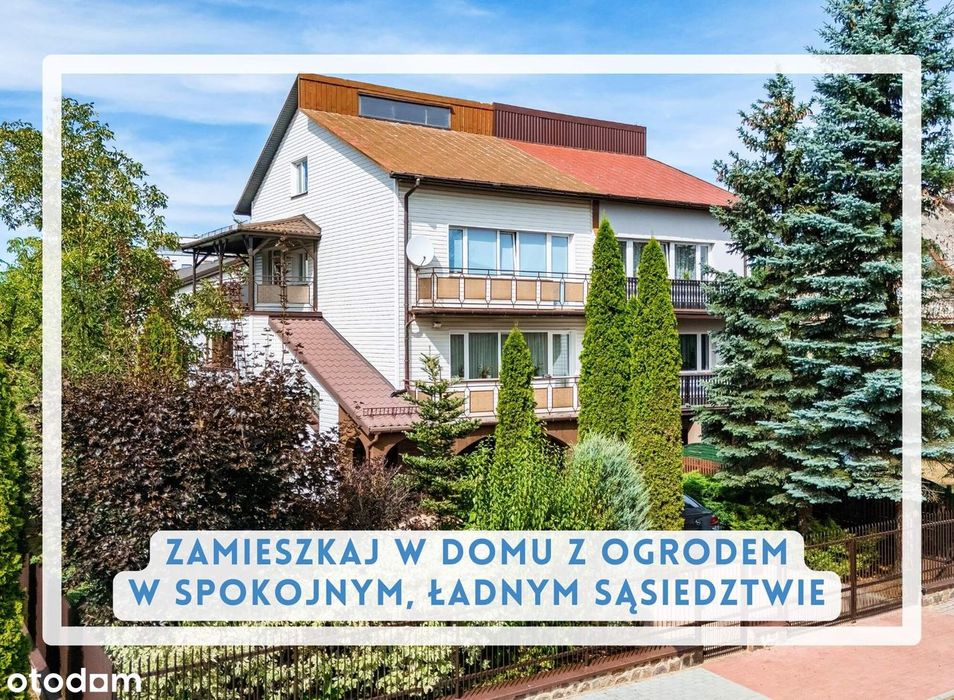 Przestronny dom z ogrodem w Garwolinie | Spokój w środku miasta