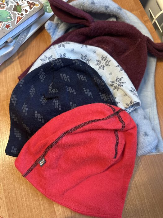 Zestaw czapek merino 6 sztuk