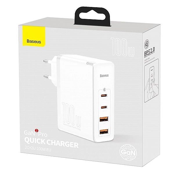 Baseus GaN2 Pro szybka ładowarka sieciowa 100w Usb / Usb Typ C Quick C