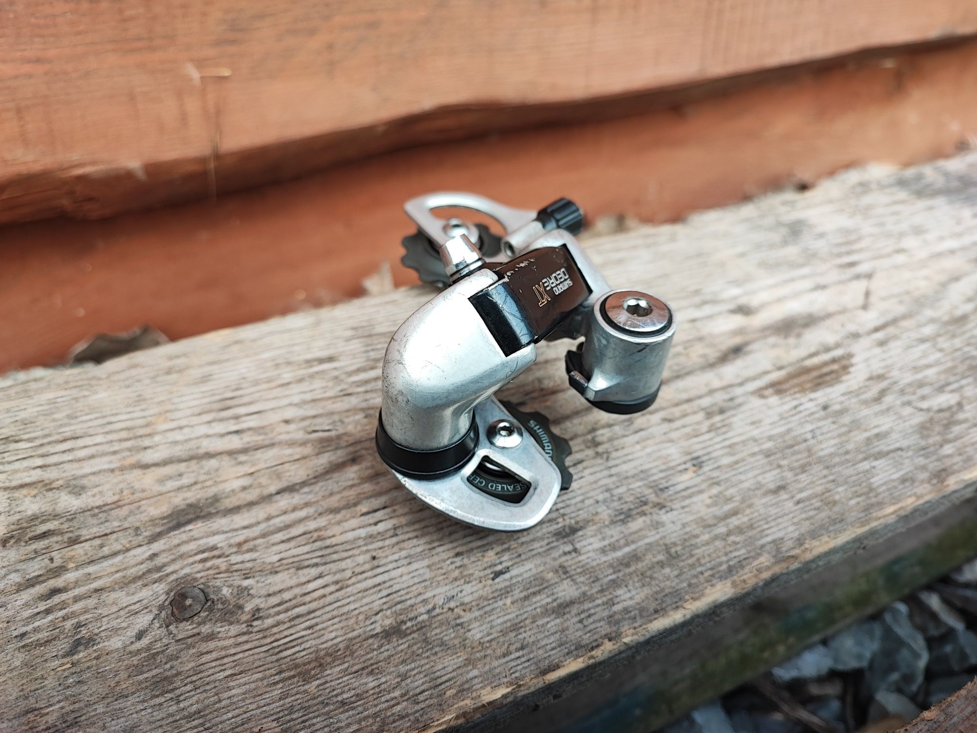 Tylna przerzutka rowerowa Shimano Deore XT M735 7s retro mtb