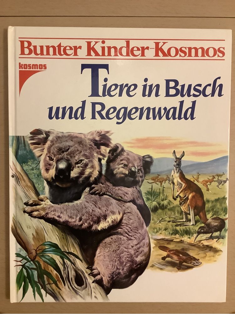 Книга на немецком языке Tiere in Busch