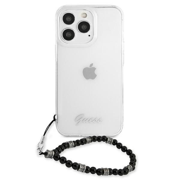 Etui Guess iPhone 13 Pro / 13 6,1" Transparent Black Pearl