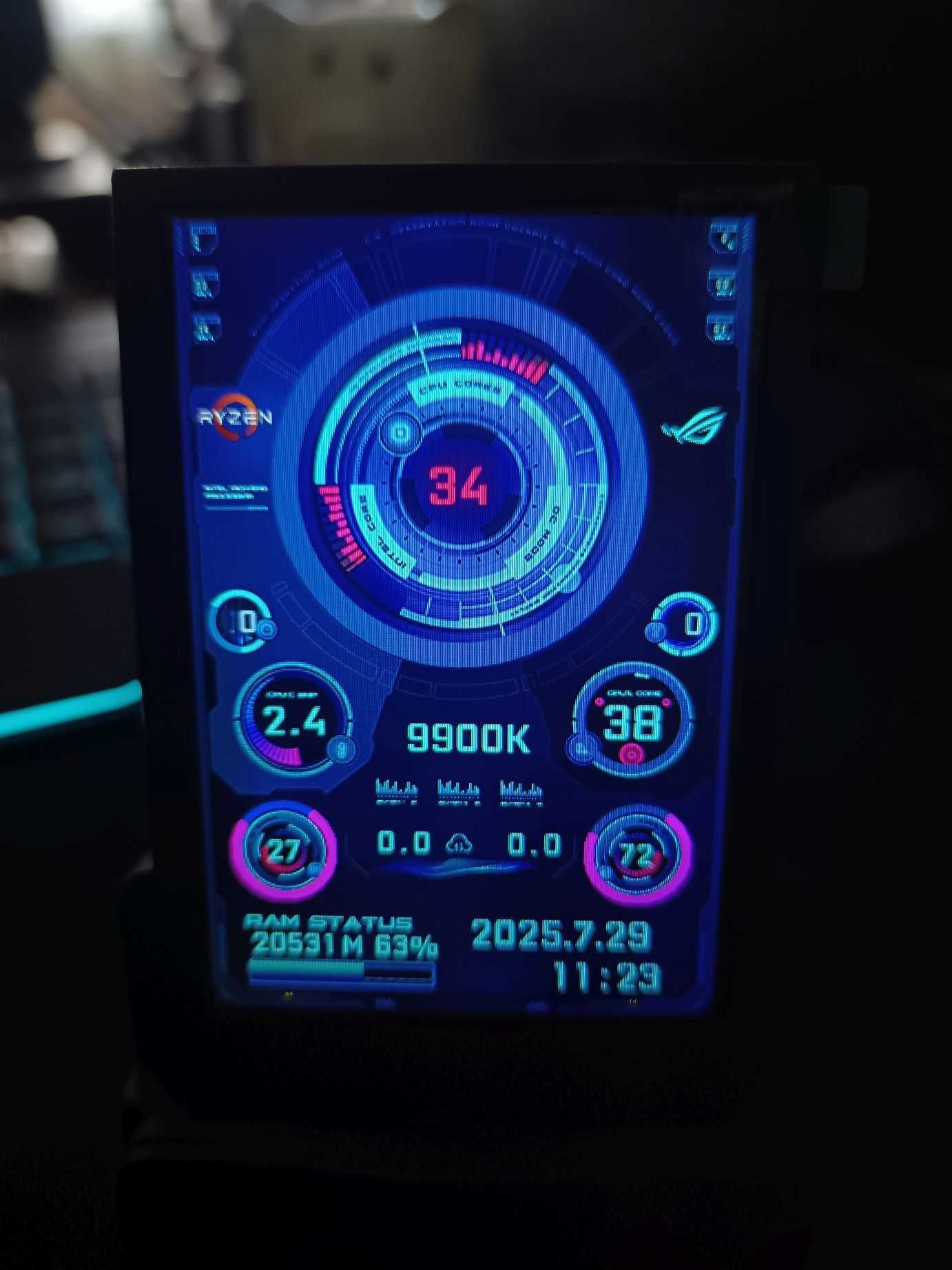 3,5-calowy ekran dodatkowy do PC