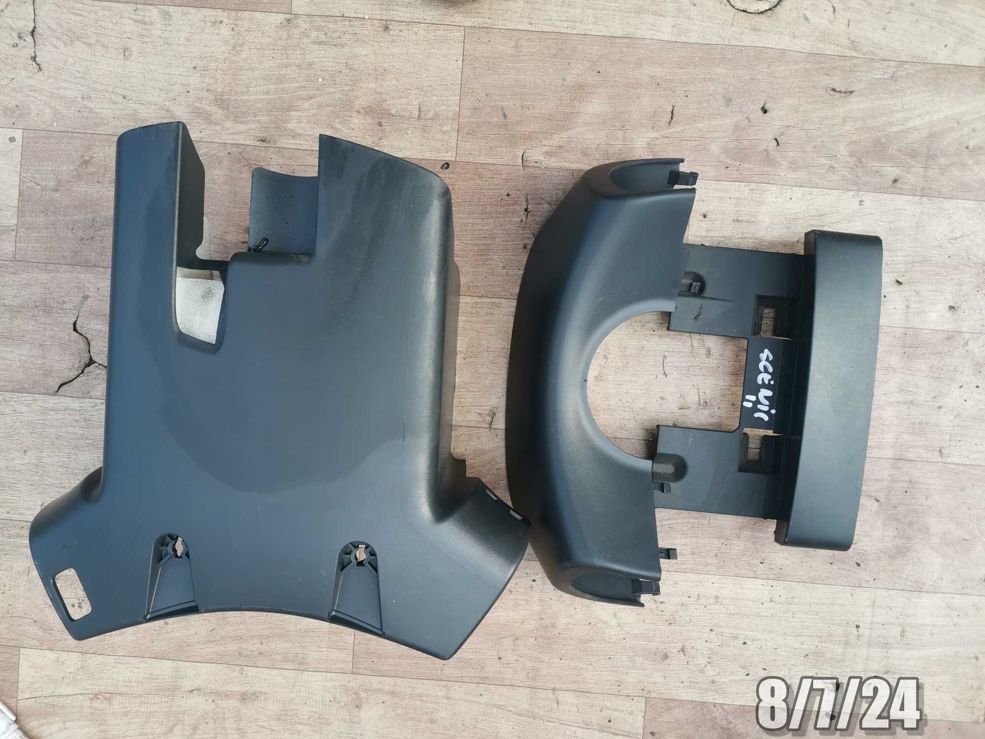 Renault Scenic II Obudowa kolumny kierowniczej czarna