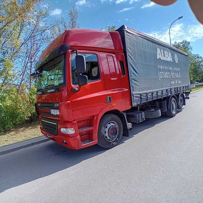 Daf CF 85 460 burtofiranka z windą