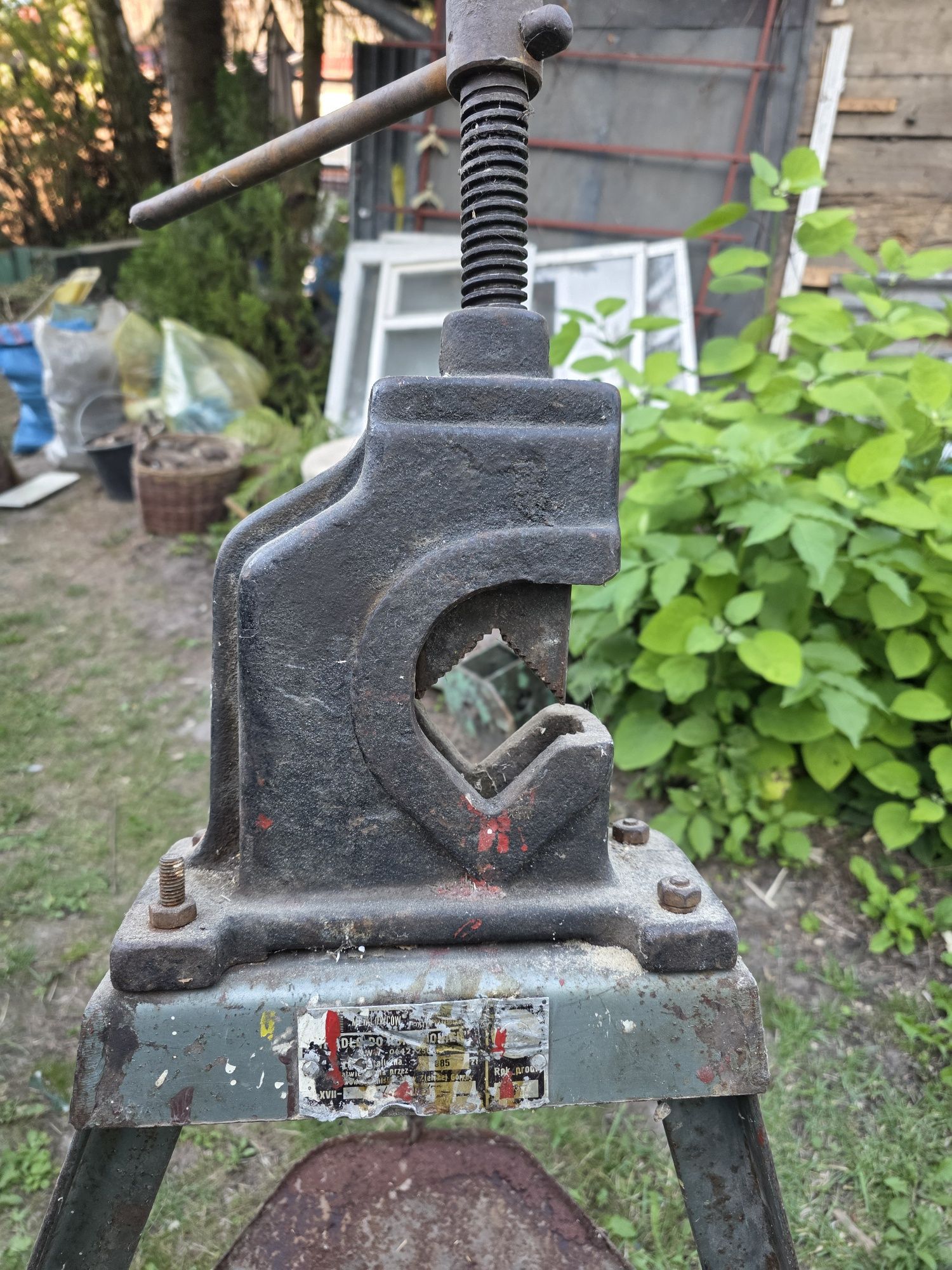 Imadło hydrauliczne mocne stabilne