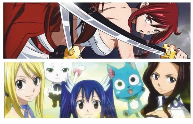 Dwustronna zakładka do książki Fairy Tail Anime nowa