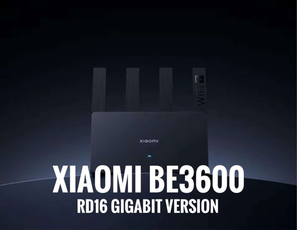 Xiaomi BE3600 чорний всі гігабітні порти