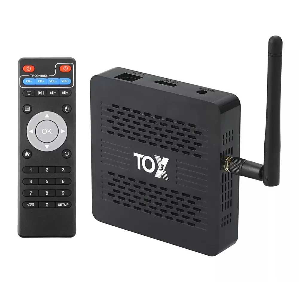Смарт ТВ приставка TOX3 4/32 Гб Smart TV Box Android 11